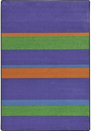 Joy Carpets Kid Essentials Straight and Narrow Violet